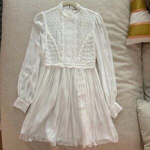 Pretty White Dress from Forever 21 (Size Small)
